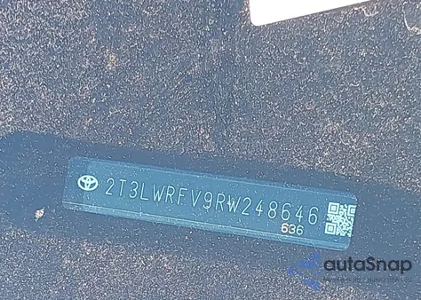 2024 Toyota Rav4 Hybrid Le from USA, damaged, VIN 2T3LWRFV9RW248646